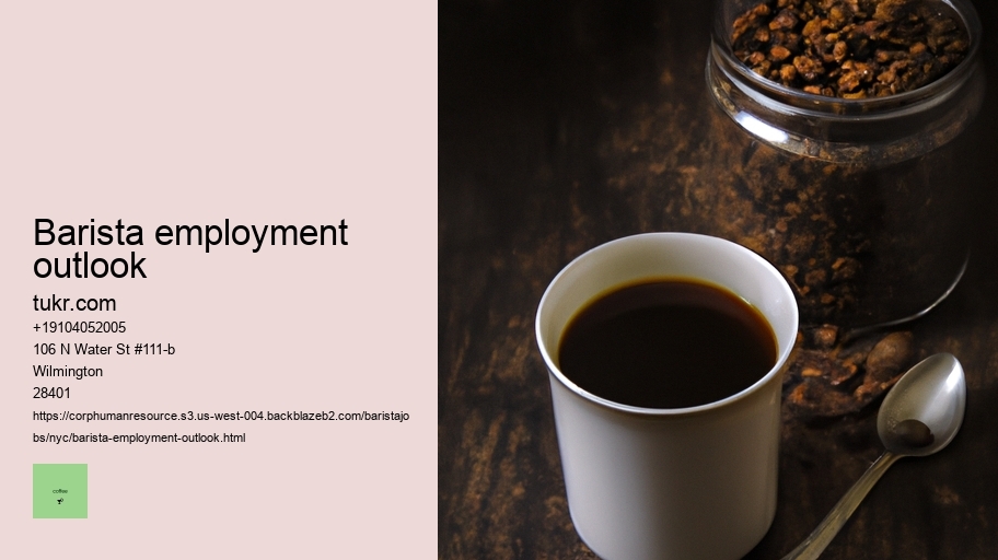 barista employment outlook