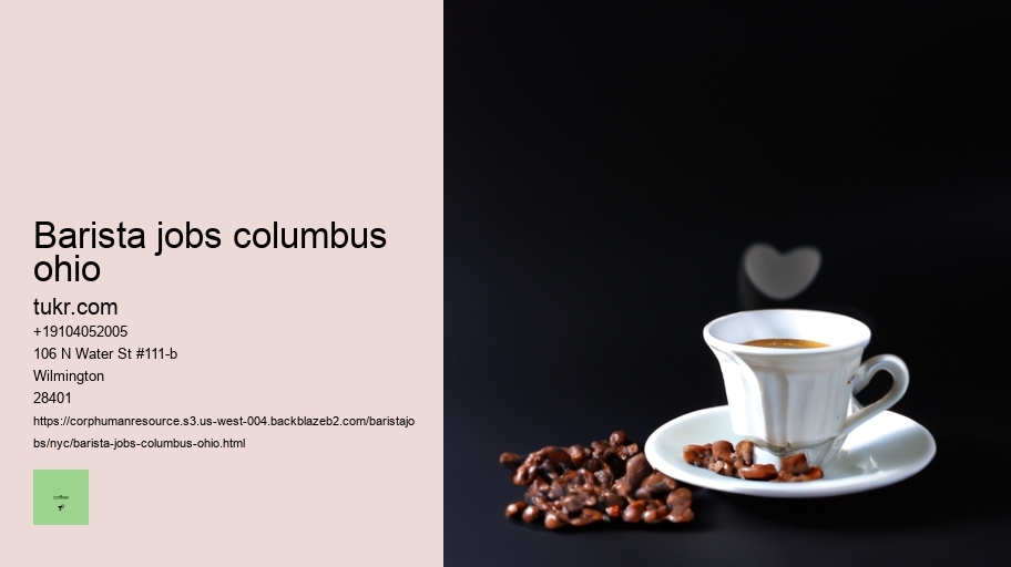 barista jobs columbus ohio