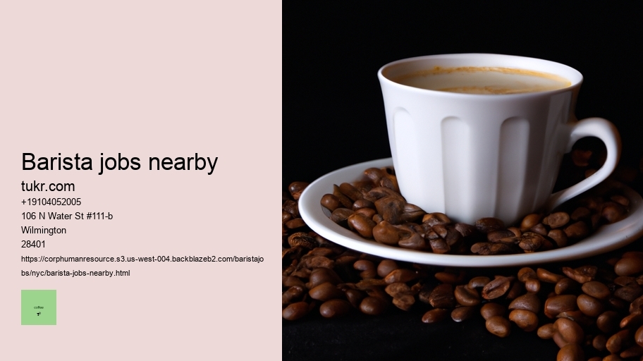 barista jobs nearby