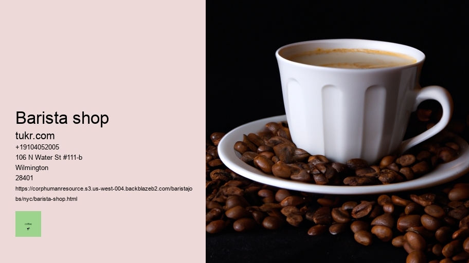 barista shop